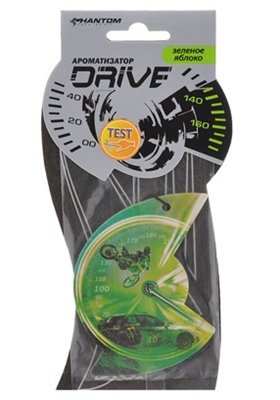 Ароматизатор Drive "Зеленое яблоко", цвет: зеленый