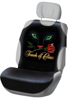 Чехол-маечка на автокресло "Кошка с розой"